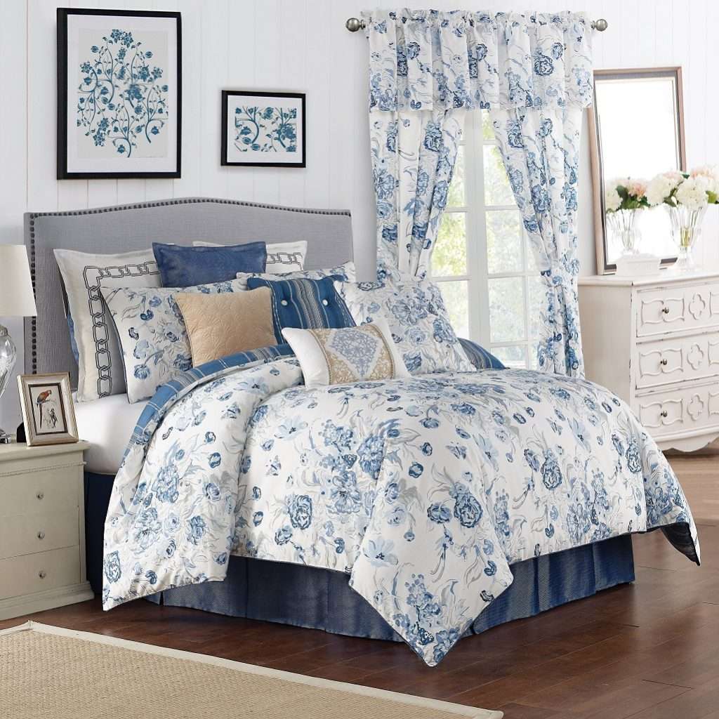 Ardenelle-Blue-Floral-Comforter-Set
