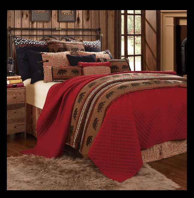Bayfield Red Coverlet
