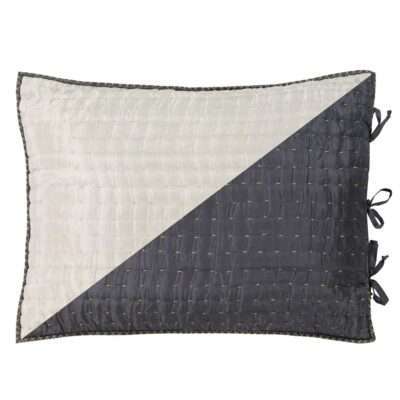Chenevard Silver & Slate Standard Pillow Sham Sham By Designers Guild